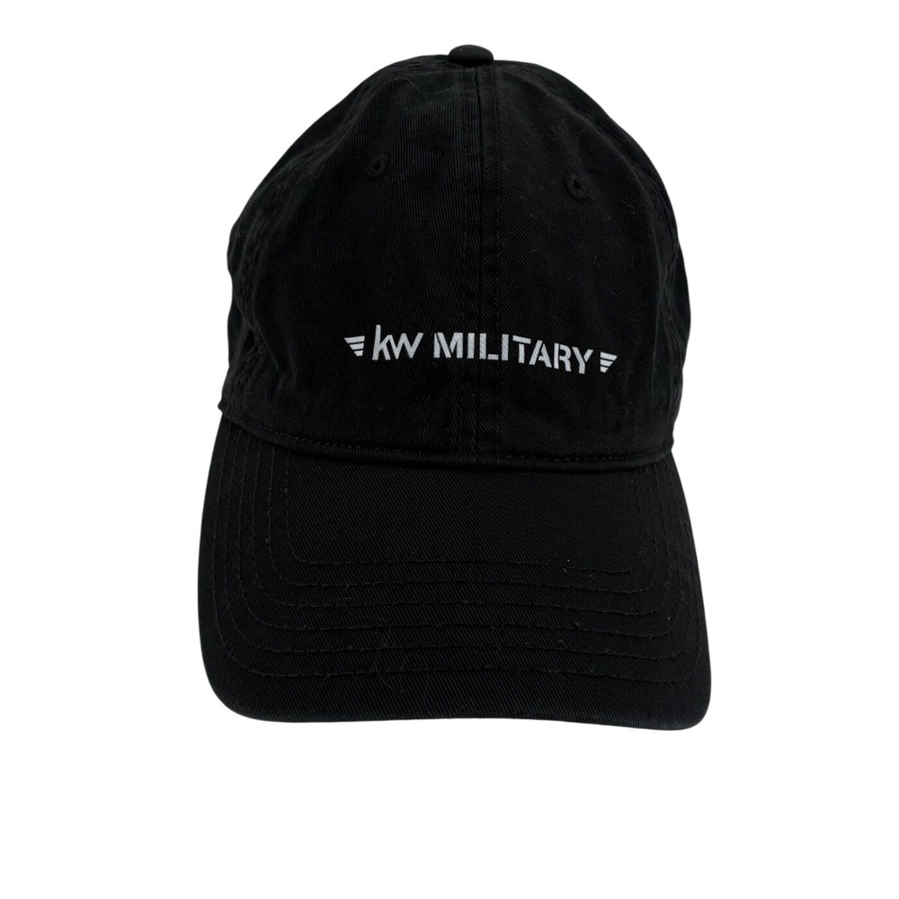 KW Military Black Dad Hat‎ Adjustable Otto Cap